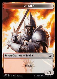 Soldier 1/1 &mdash; Magic: The Gathering, Ravnica Remastered Tokens #16, Non-foil, English &mdash; фото товару