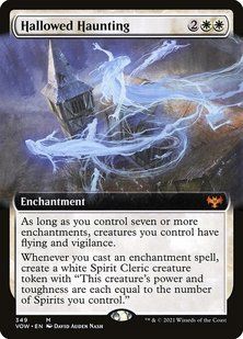 Hallowed Haunting &mdash; Magic: The Gathering, Innistrad: Crimson Vow #349, Foil, English &mdash; фото товару