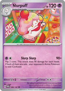 Карта Slurpuff (TWM #090) - Pokemon TCG Twilight Masquerade &mdash; фото товару