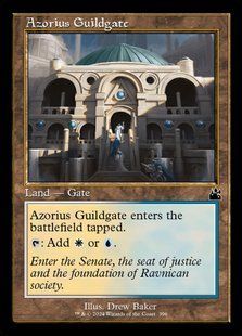 Azorius Guildgate &mdash; Magic: The Gathering, Ravnica Remastered #396, Non-foil, English &mdash; фото товару
