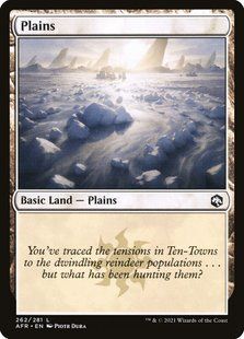 Plains &mdash; Magic: The Gathering, Adventures in the Forgotten Realms #262, Non-foil, Russian &mdash; фото товару
