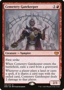Cemetery Gatekeeper &mdash; Magic: The Gathering, Innistrad: Crimson Vow #148, Non-foil, Russian &mdash; фото товару