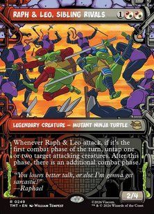 Raph & Leo, Sibling Rivals &mdash; Magic: The Gathering, Teenage Mutant Ninja Turtles #249, Non-foil, English &mdash; фото товару