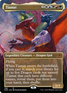 Tiamat &mdash; Magic: The Gathering, Adventures in the Forgotten Realms #298, Non-foil, English &mdash; фото товару