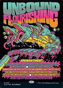 Unbound Flourishing &mdash; Magic: The Gathering, Secret Lair Drop #1331, Foil, English &mdash; фото товару