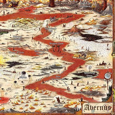 Ігрове поле Avernus Map 23x 17 - Dungeons & Dragons &mdash; фото товару