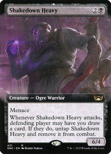 Shakedown Heavy &mdash; Magic: The Gathering, Streets of New Capenna #421, Non-foil, English &mdash; фото товару