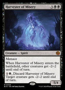 Harvester of Misery &mdash; Magic: The Gathering, The Big Score #9, Non-foil, English &mdash; фото товару