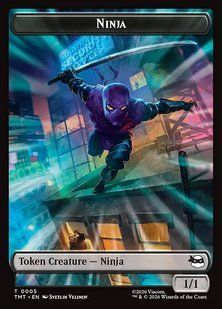 Ninja // Food &mdash; Magic: The Gathering, Teenage Mutant Ninja Turtles Tokens #5, Non-foil, English &mdash; фото товару