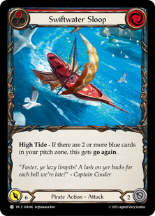 Карта Swiftwater Sloop (SEA #166) - Flesh and Blood High Seas &mdash; фото товару