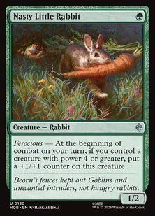 Карта Nasty Little Rabbit hob/130/en/foil фото