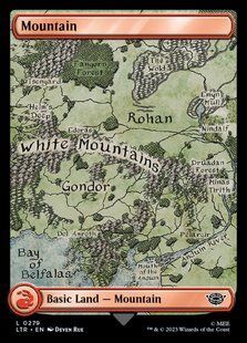 Mountain &mdash; Magic: The Gathering, The Lord of the Rings: Tales of Middle-earth #279, Foil, English &mdash; фото товару