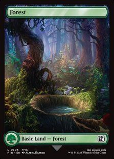 Forest &mdash; Magic: The Gathering, Final Fantasy #306, Foil, English &mdash; фото товару