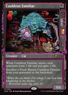 Cauldron Familiar &mdash; Magic: The Gathering, Secret Lair Drop #1759, Foil, English &mdash; фото товару