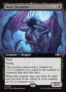 Bone Devourer &mdash; Magic: The Gathering, Tarkir: Dragonstorm Commander #66, Non-foil, English &mdash; фото товару