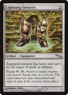 Lightning Greaves &mdash; Magic: The Gathering, Mirrodin #199, Non-foil, English &mdash; фото товару