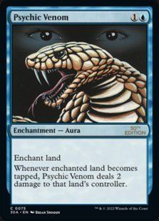 Psychic Venom &mdash; Magic: The Gathering, 30th Anniversary Edition #75, Non-foil, English &mdash; фото товару