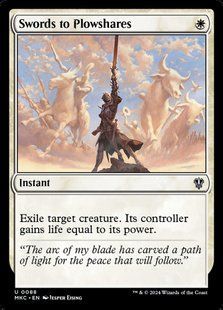 Карта Swords to Plowshares &mdash; фото товару