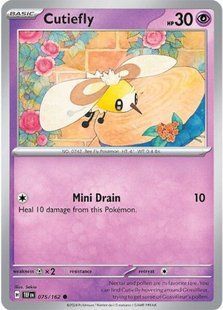 Голографічна карта Cutiefly (TEF #075) - Pokemon TCG Temporal Forces &mdash; фото товару