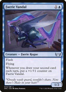 Faerie Vandal &mdash; Magic: The Gathering, Streets of New Capenna #44, Non-foil, English &mdash; фото товару