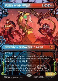 North Wind Avatar &mdash; Magic: The Gathering, Teenage Mutant Ninja Turtles #248, Non-foil, English &mdash; фото товару