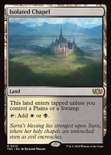 Isolated Chapel &mdash; Magic: The Gathering, Tarkir: Dragonstorm Commander #373, Non-foil, English &mdash; фото товару