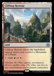 Clifftop Retreat &mdash; Magic: The Gathering, The Lost Caverns of Ixalan Commander #324, Non-foil, English &mdash; фото товару