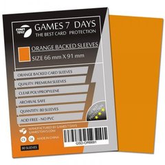 Протектори G7D Backed Card Sleeves помаранчеві sl-18 фото