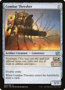 Карта Combat Thresher bro/35/en/foil фото