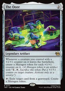 The Ooze &mdash; Magic: The Gathering, Teenage Mutant Ninja Turtles #177, Foil, English &mdash; фото товару
