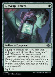Glowcap Lantern &mdash; Magic: The Gathering, The Lost Caverns of Ixalan #187, Foil, English &mdash; фото товару