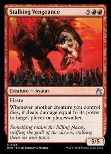 Stalking Vengeance &mdash; Magic: The Gathering, Ravnica Remastered #126, Non-foil, English &mdash; фото товару