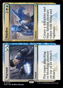 Warrant // Warden &mdash; Magic: The Gathering, Ravnica Remastered #240, Non-foil, English &mdash; фото товару