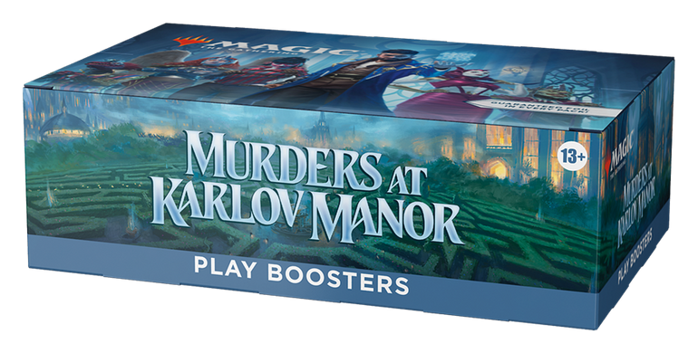Дисплей ігрових бустерів випуску Murders at Karlov Manor &ndash; Magic: The Gathering &mdash; фото товару