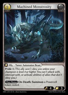 Machined Monstrosity &mdash; Grand Archive, Mercurial Heart #057, Non-foil, English &mdash; фото товару