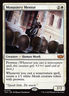 Monastery Mentor &mdash; Magic: The Gathering, Tarkir: Dragonstorm Commander #125, Non-foil, English &mdash; фото товару