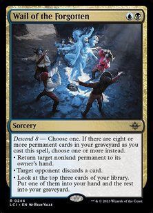 Wail of the Forgotten &mdash; Magic: The Gathering, The Lost Caverns of Ixalan #244, Non-foil, English &mdash; фото товару