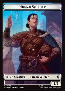 Токен Human Soldier 1/1 // On an Adventure thob/2-15/en фото