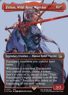 Firion, Wild Rose Warrior &mdash; Magic: The Gathering, Final Fantasy #531, Foil, English &mdash; фото товару