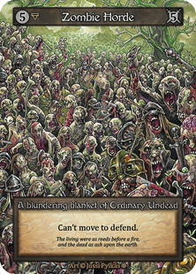 Zombie Horde &mdash; Sorcery: Contested Realms, Gothic #got-zombie_horde-b-s, Non-foil, English &mdash; фото товару