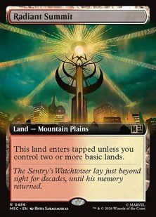 Radiant Summit &mdash; Magic: The Gathering, Marvel Super Heroes Commander #486, Non-foil, English &mdash; фото товару
