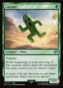 Cactuar &mdash; Magic: The Gathering, Final Fantasy #177, Foil, English &mdash; фото товару