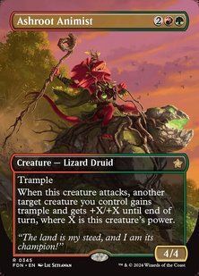 Карта Ashroot Animist fdn/345/en/foil фото