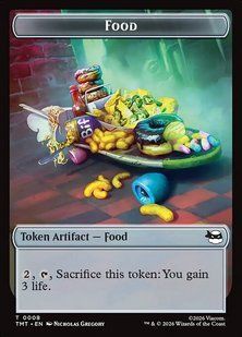 Food // Robot &mdash; Magic: The Gathering, Teenage Mutant Ninja Turtles Tokens #8, Non-foil, English &mdash; фото товару