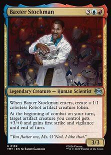Baxter Stockman &mdash; Magic: The Gathering, Teenage Mutant Ninja Turtles #139, Non-foil, English &mdash; фото товару
