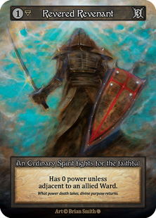 Revered Revenant &mdash; Sorcery: Contested Realms, Gothic #got-revered_revenant-b-s, Non-foil, English &mdash; фото товару