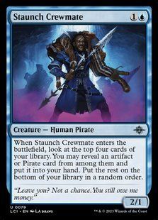 Staunch Crewmate &mdash; Magic: The Gathering, The Lost Caverns of Ixalan #79, Foil, English &mdash; фото товару