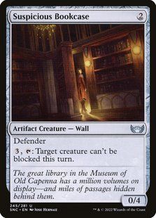 Suspicious Bookcase &mdash; Magic: The Gathering, Streets of New Capenna #245, Non-foil, English &mdash; фото товару