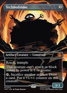 Technodrome &mdash; Magic: The Gathering, Teenage Mutant Ninja Turtles #222, Foil, English &mdash; фото товару