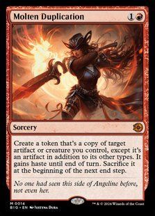Molten Duplication &mdash; Magic: The Gathering, The Big Score #14, Non-foil, English &mdash; фото товару